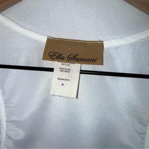 NWOT Vintage Lightweight Palm Tree Racer Back Flowy Tank‎ Top Ella Samani - Picture 3 of 4